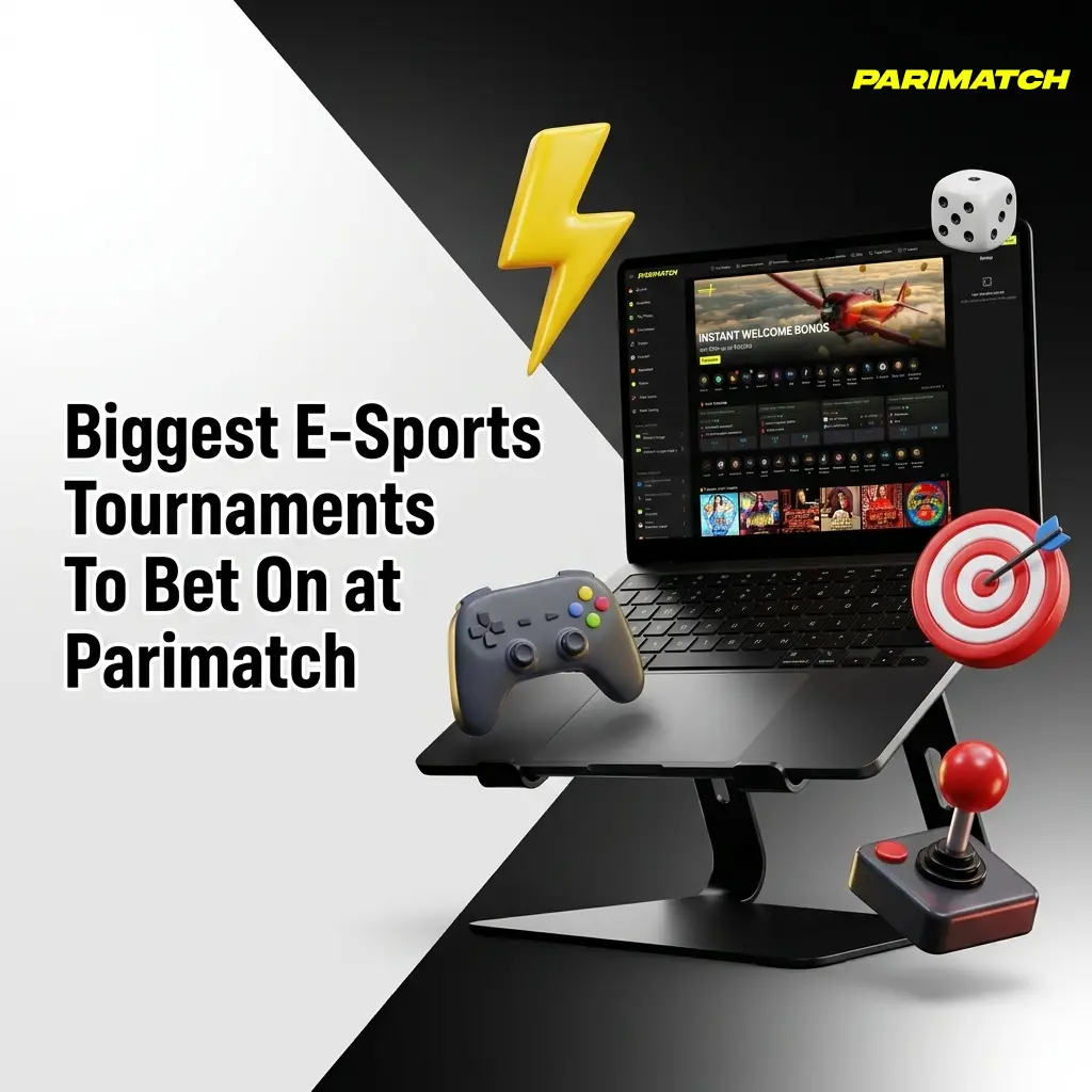 Biggest esports tournaments to bet on at Parimatch including CS2, Dota 2, Valorant, LoL, and Mobile Legends events