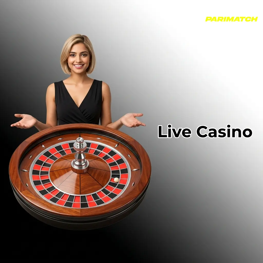 Parimatch Live Casino with human dealers streaming roulette, blackjack, baccarat, Andar Bahar and Teen Patti 24/7