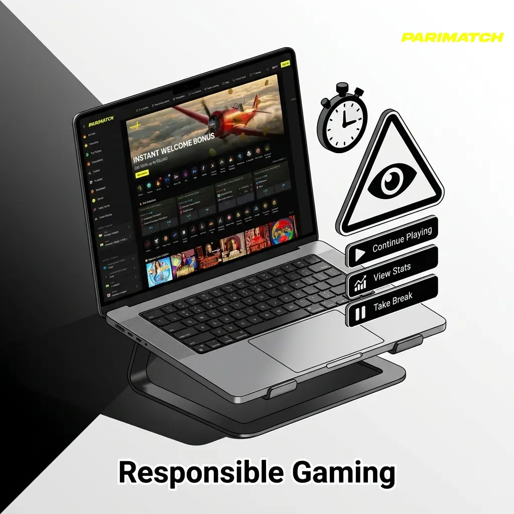 Parimatch responsible gaming tools including deposit limits, self-exclusion, and session controls for safe gambling in India