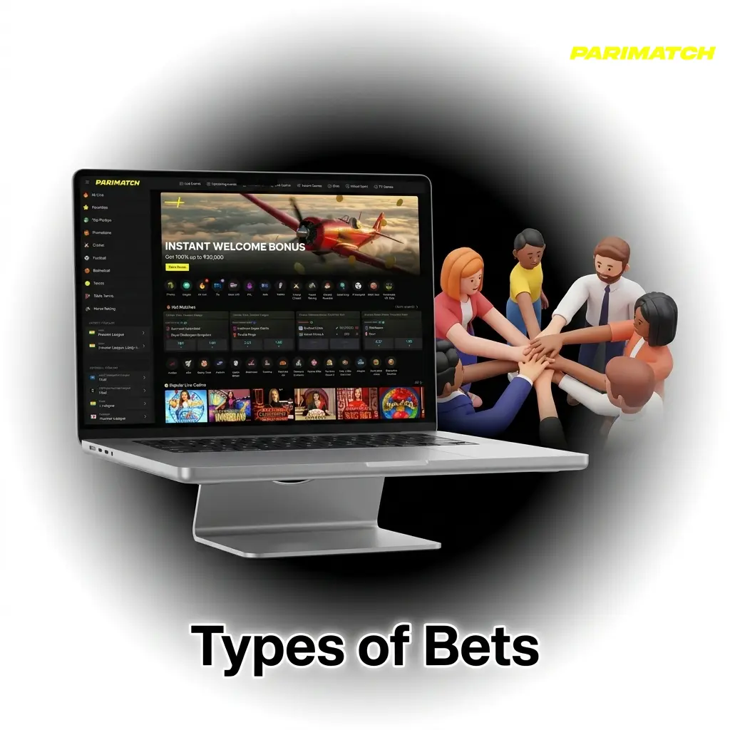 Parimatch bet types: Single, Express Accumulator, and System bets explained for sports wagering