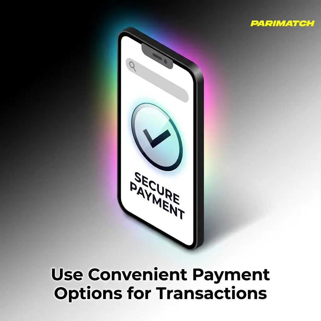 Parimatch India payment options including UPI, PhonePe, Paytm, and USDT cryptocurrencies for secure transactions