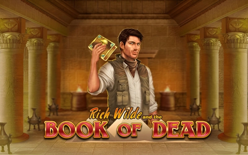 Reveal ancient Egyptian expanding symbols in Book of Dead popular casino slot.