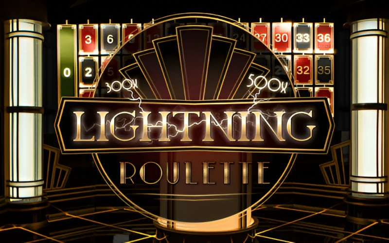 Place lucky multipliers wagers on Lightning Roulette popular casino wheel game.